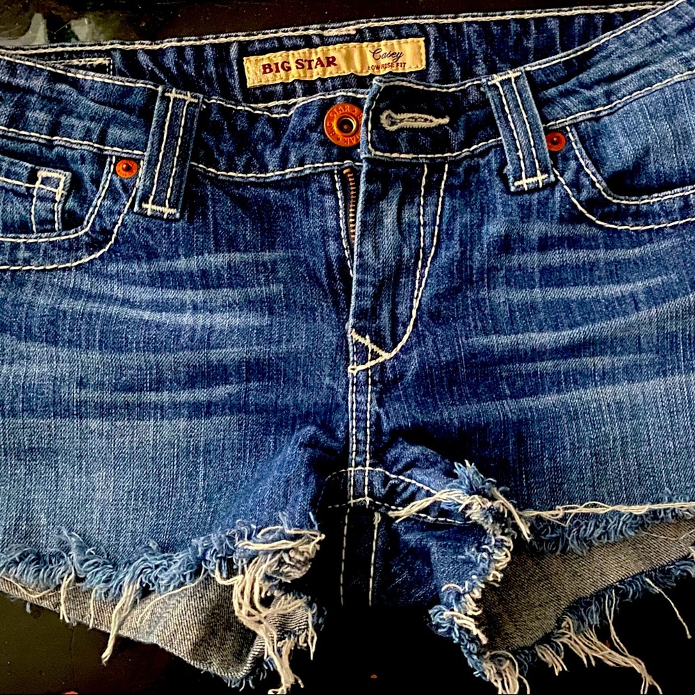 Big Star low rise Casey cut offs